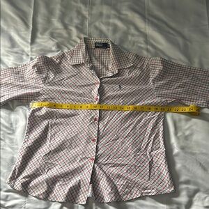 Polo by Ralph Lauren Red and Blue Button Down Shirt